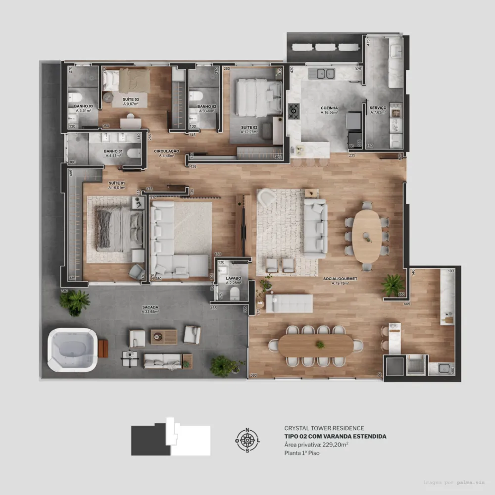 Apartamento para venda no bairro Centro  em Balneário Camboriú