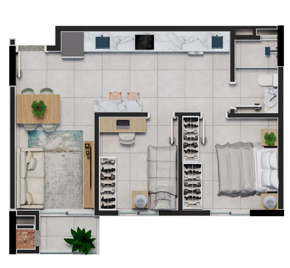 Apartamento para venda no bairro Boqueirão em Passo Fundo