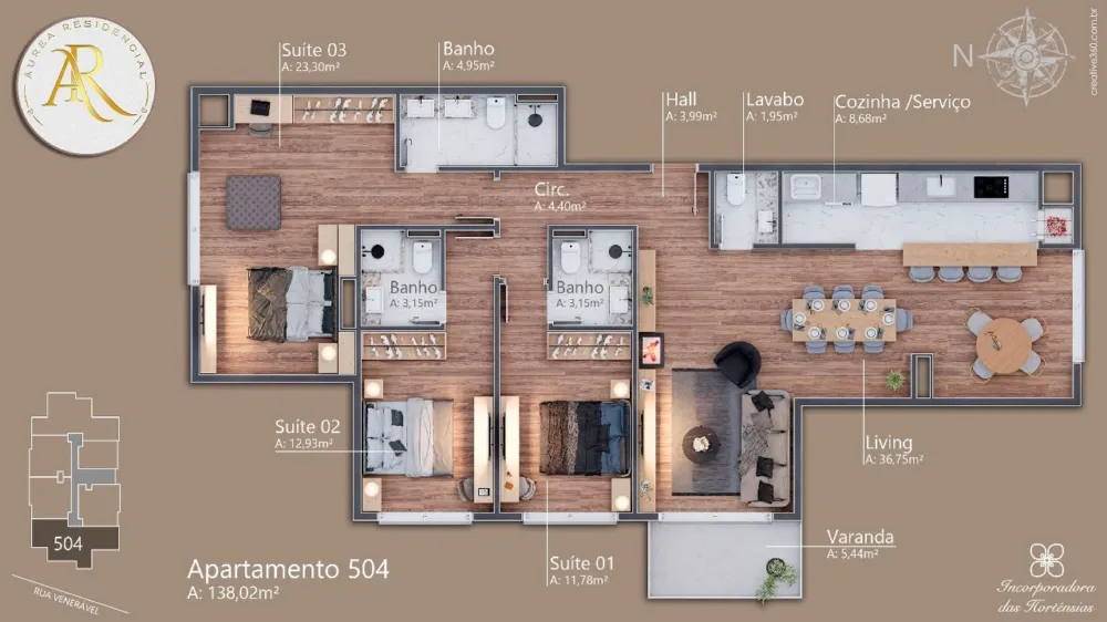 Apartamento para venda no bairro Av. Central em Gramado