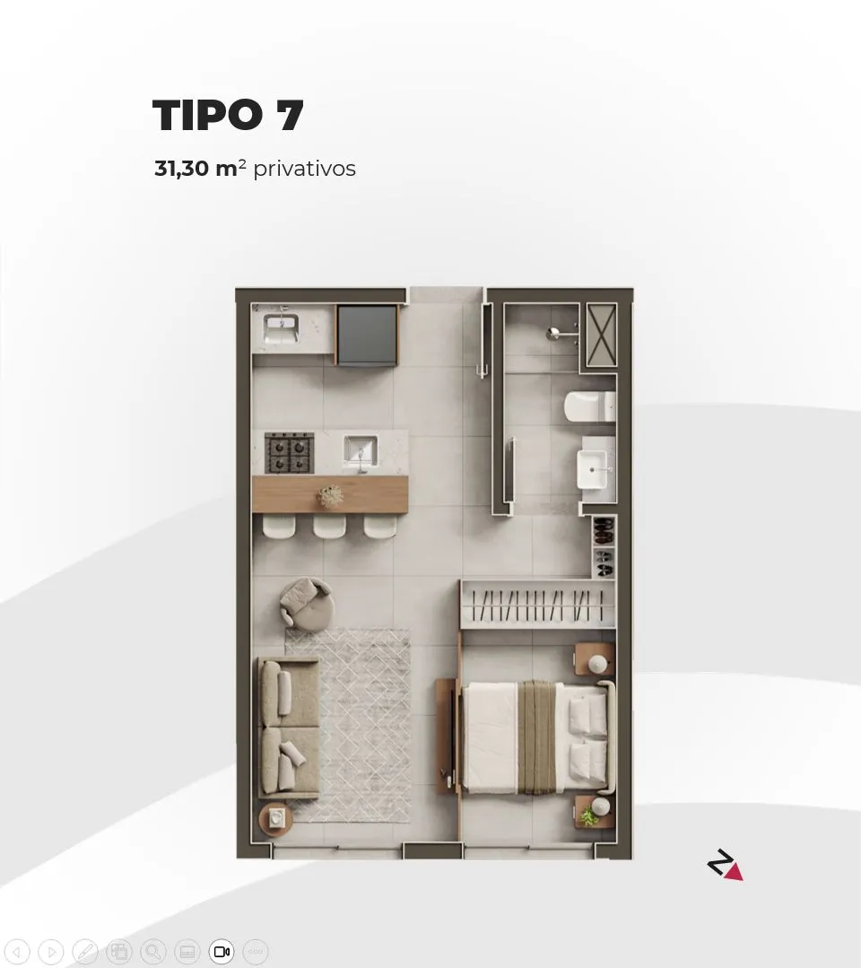 Apartamento para venda no bairro Centro  em Passo Fundo