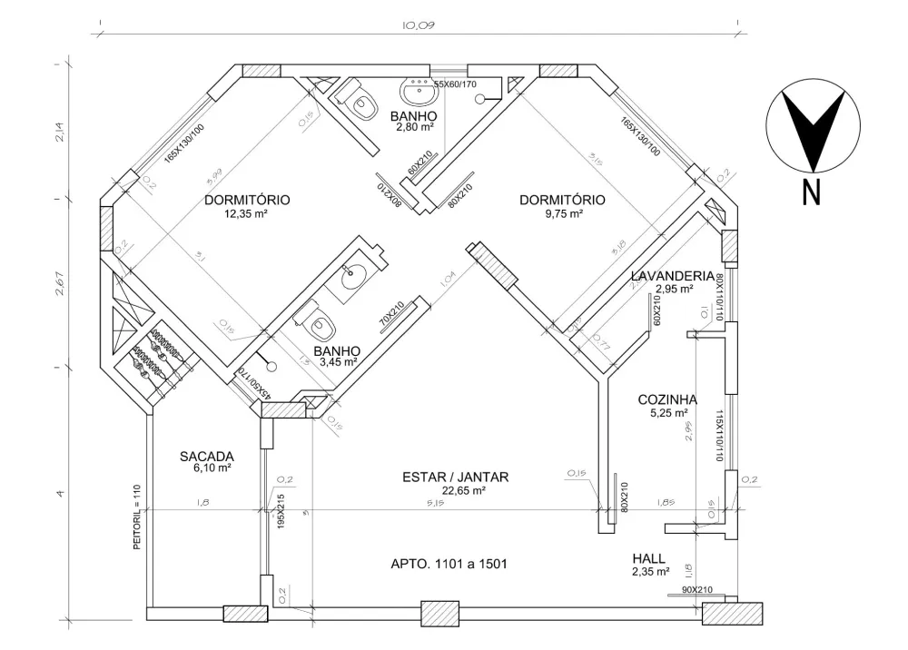 Apartamento para venda no bairro Centro  em Passo Fundo