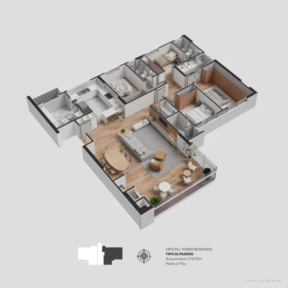 Apartamento para venda no bairro Centro  em Balneário Camboriú