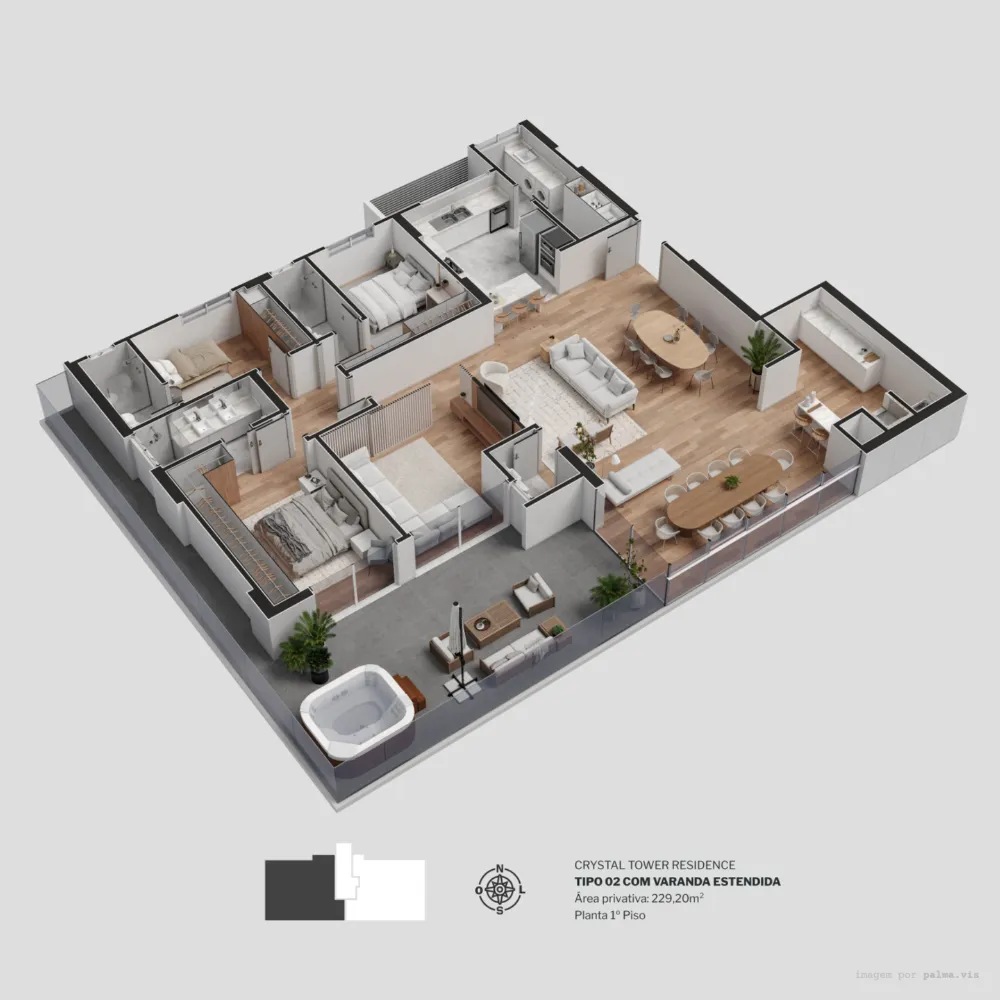 Apartamento para venda no bairro Centro  em Balneário Camboriú