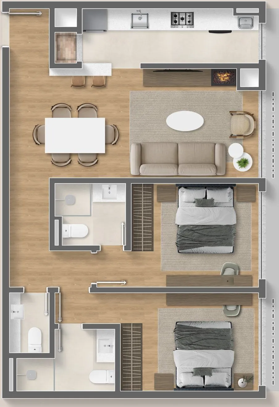Apartamento para venda no bairro Lagos do Bosque em Gramado