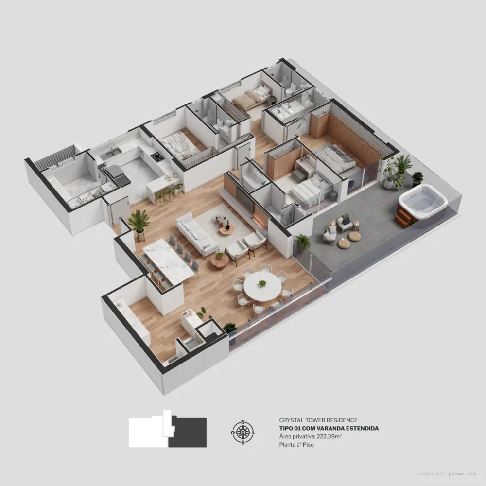 Apartamento para venda no bairro Centro  em Balneário Camboriú