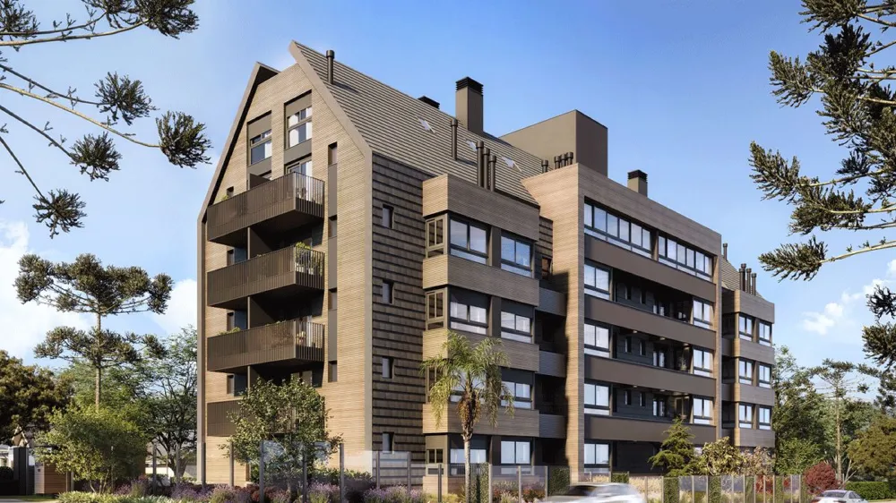 Apartamento Duplex 2 quartos sendo 2 suítes para venda no bairro Belvedere em Gramado