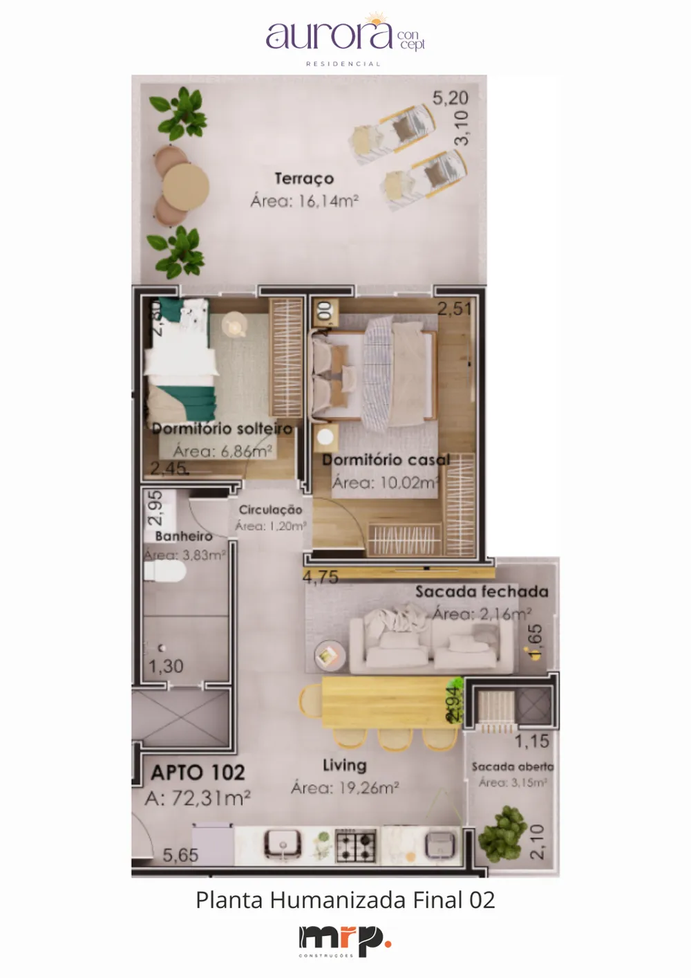 Apartamento para venda no bairro Progresso  em Bento Gonçalves