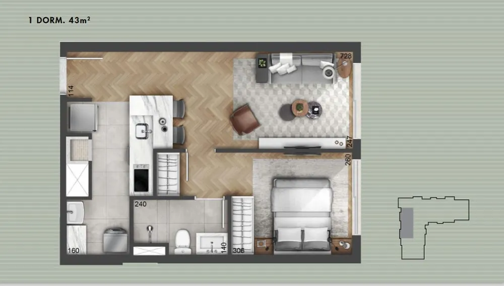 Apartamento para venda no bairro Petrópolis em Porto Alegre