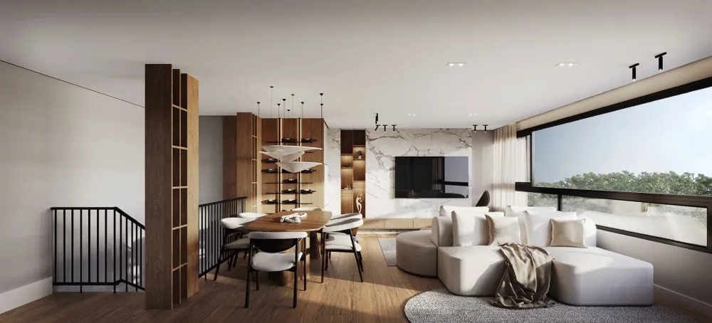 Apartamento Duplex 2 quartos sendo 2 suítes para venda no bairro Belvedere em Gramado