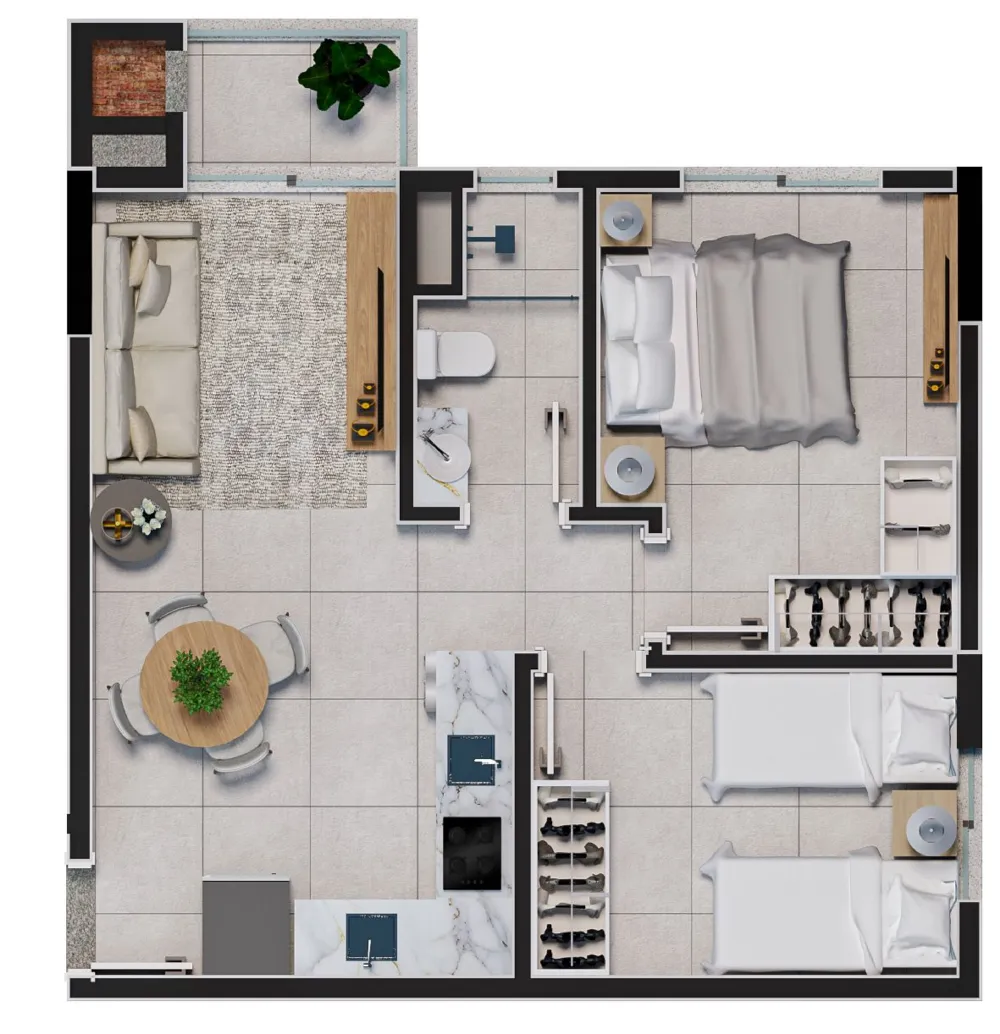 Apartamento para venda no bairro Boqueirão em Passo Fundo