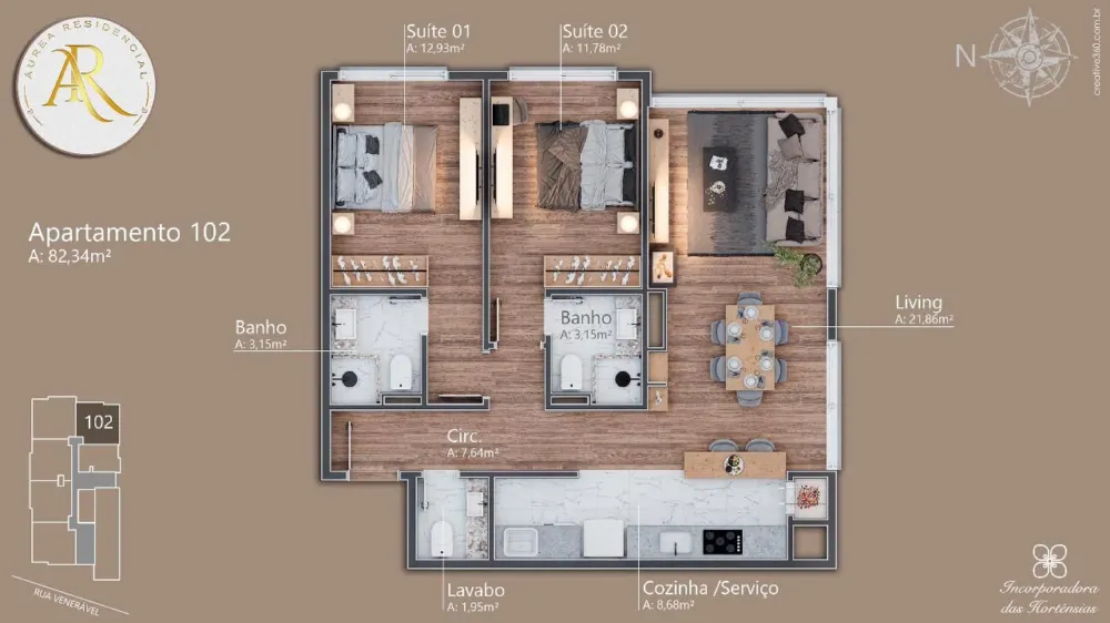 Apartamento para venda no bairro Av. Central em Gramado