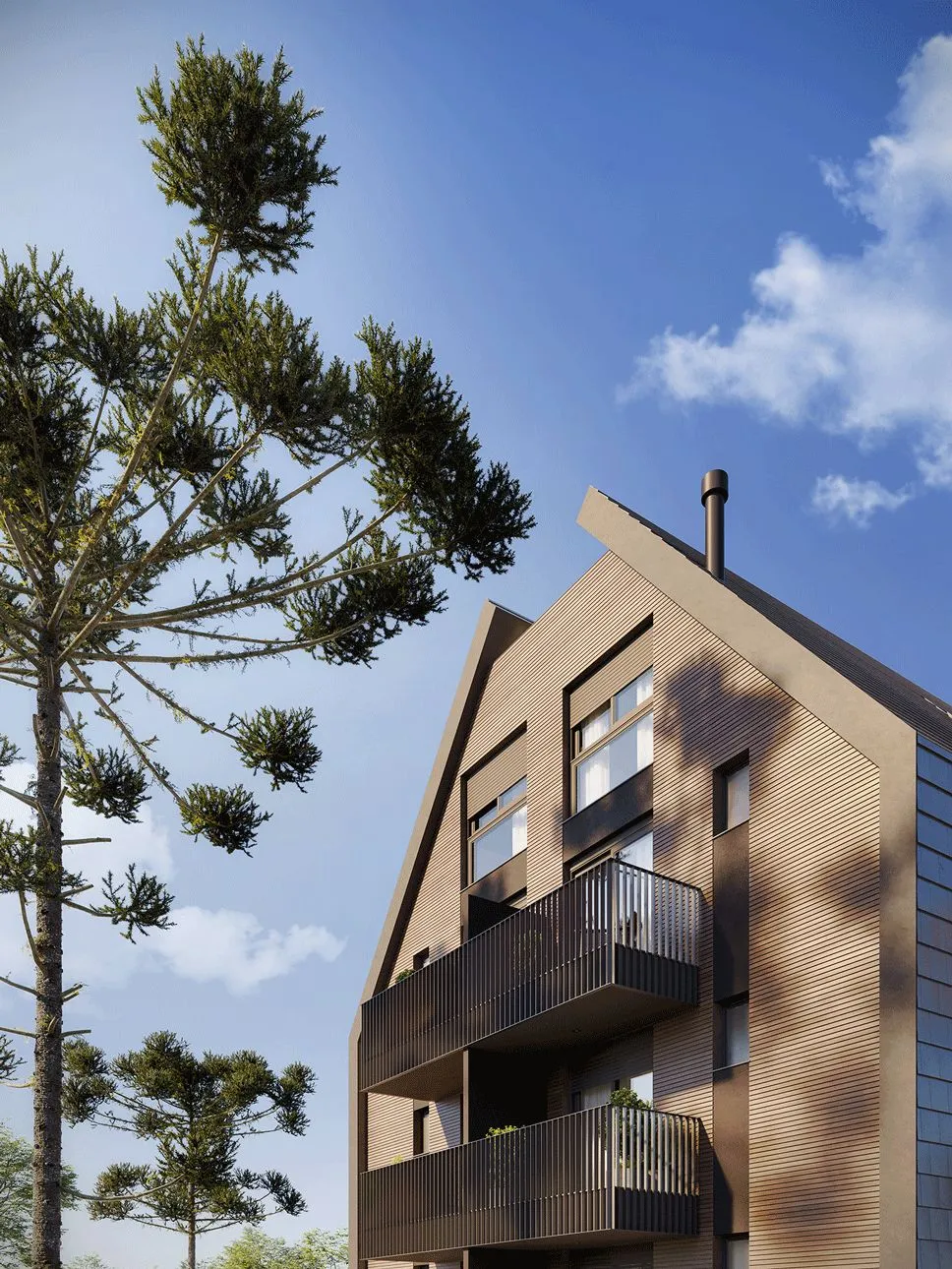 Apartamento Duplex 2 quartos sendo 2 suítes para venda no bairro Belvedere em Gramado