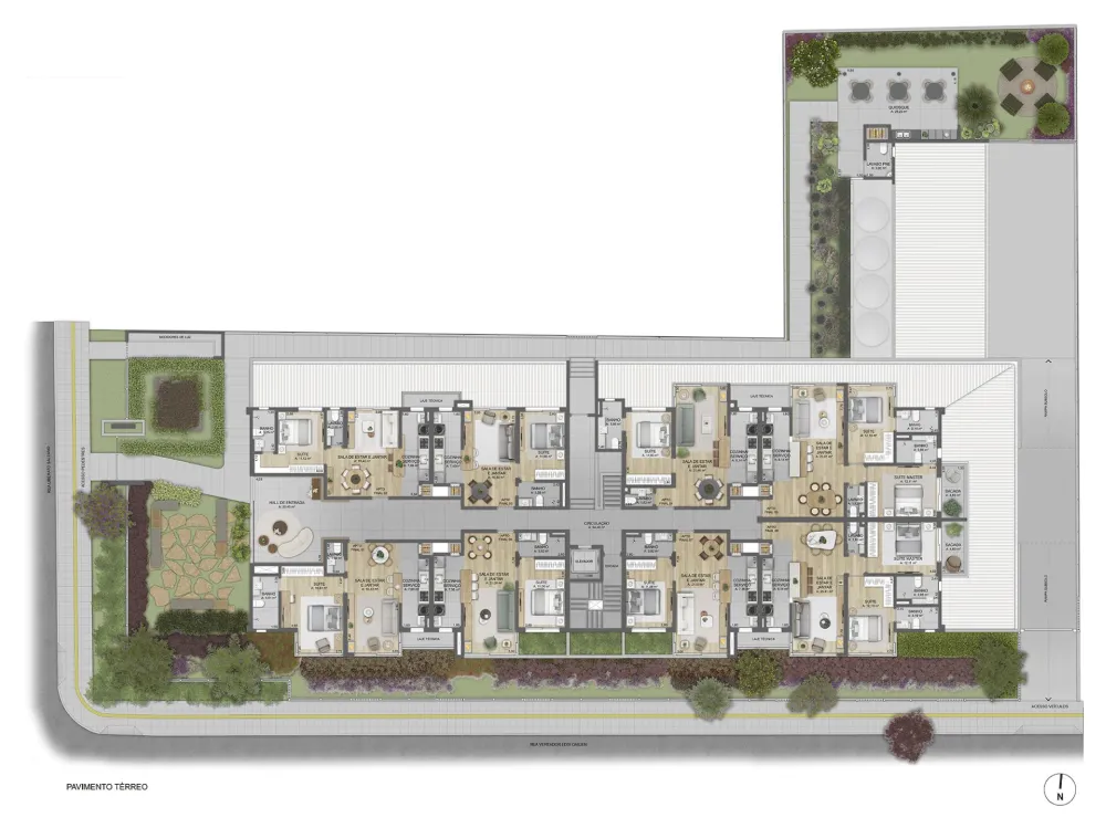 Apartamento Duplex 2 quartos sendo 2 suítes para venda no bairro Belvedere em Gramado