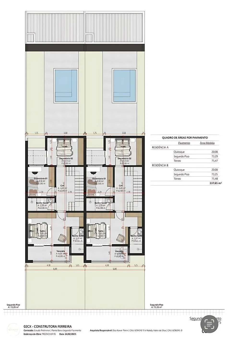 Sobrado Duplex 3 quartos sendo 1 suíte para venda no bairro Vila Verde em Caxias do Sul
