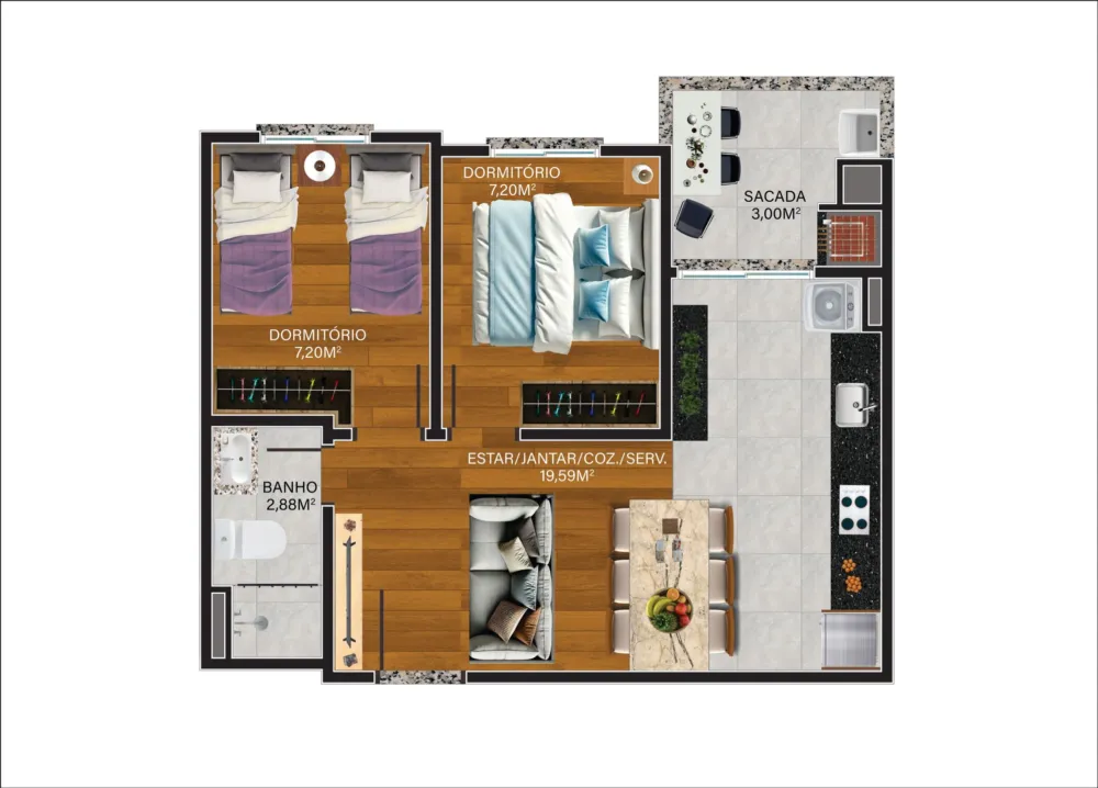 Apartamento para venda no bairro Bela Vista em Caxias do Sul