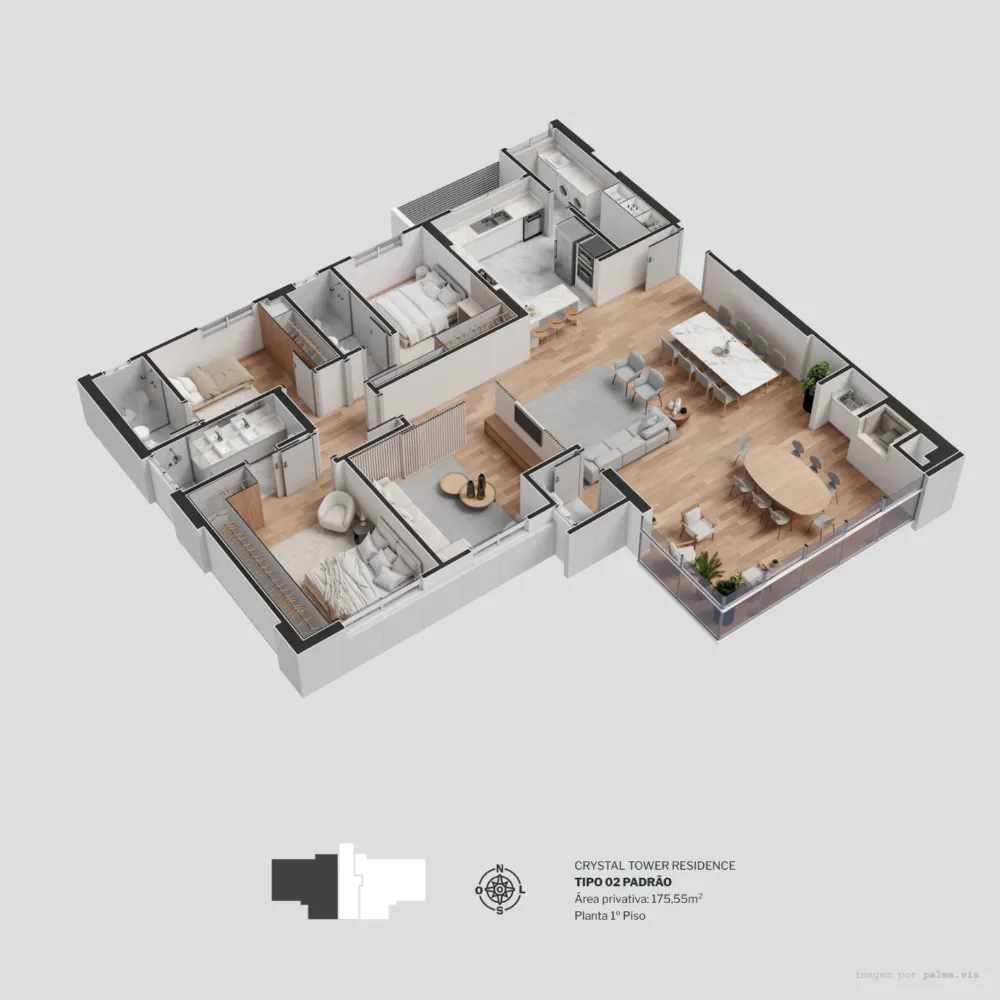 Apartamento para venda no bairro Centro  em Balneário Camboriú