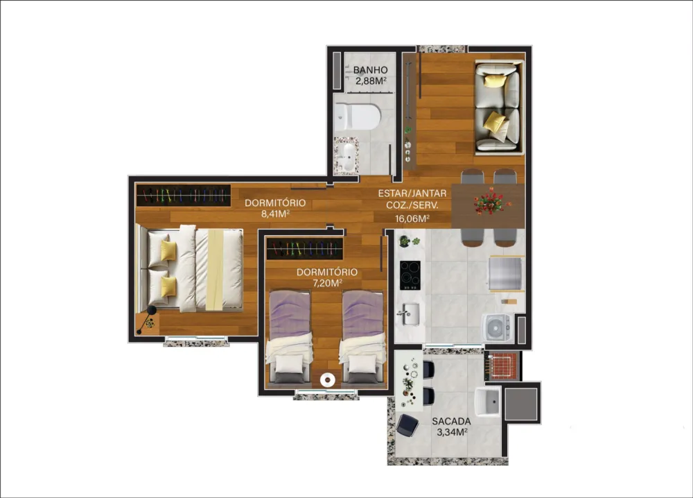 Apartamento para venda no bairro Bela Vista em Caxias do Sul