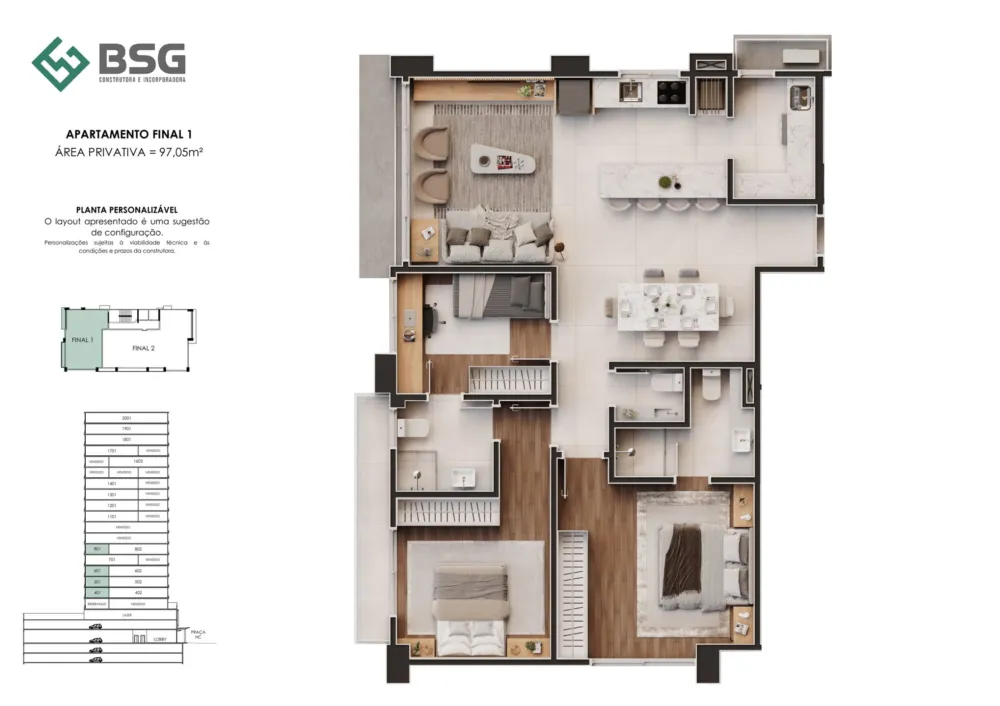Apartamento para venda no bairro Centro  em Passo Fundo