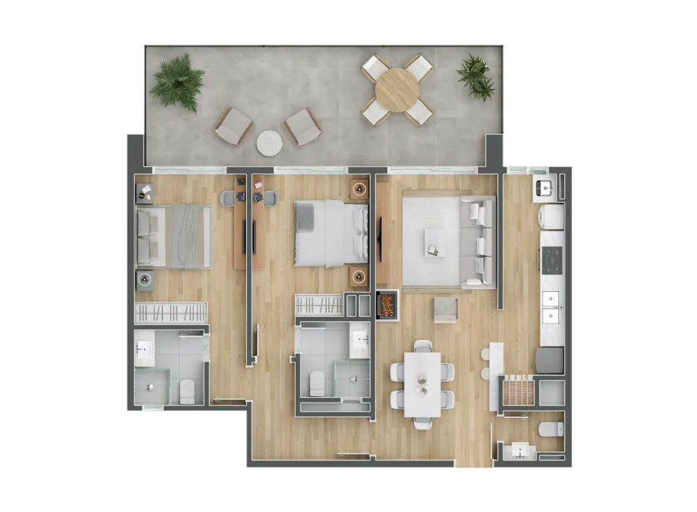 Apartamento para venda no bairro Centro em Gramado